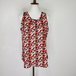 Van Heusen Sleeveless Career or Casual Multi-Color Top NEW NWT Size S